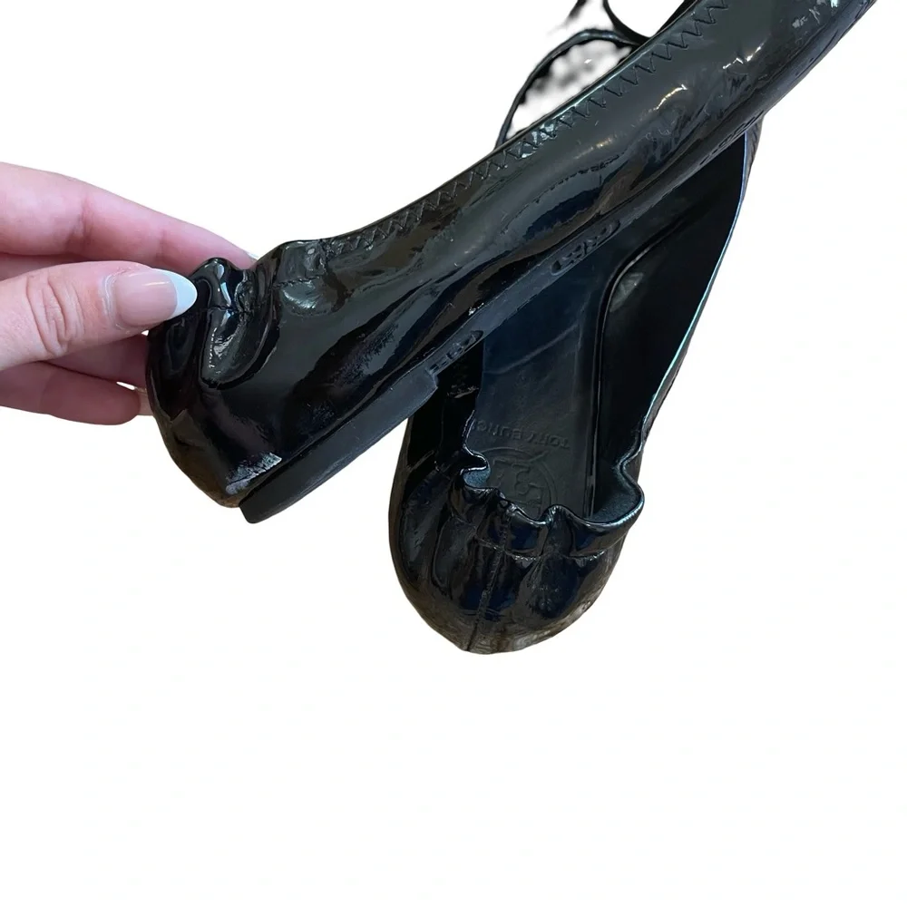 Tory Burch Reva Patent Ballet Flats